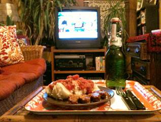 TV Snack Chicken Wings Potato-4x6